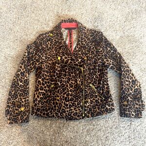 White House black market leopard jacket
